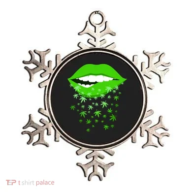 Sexy Lips Cannabis Marijuana Weed Ornament