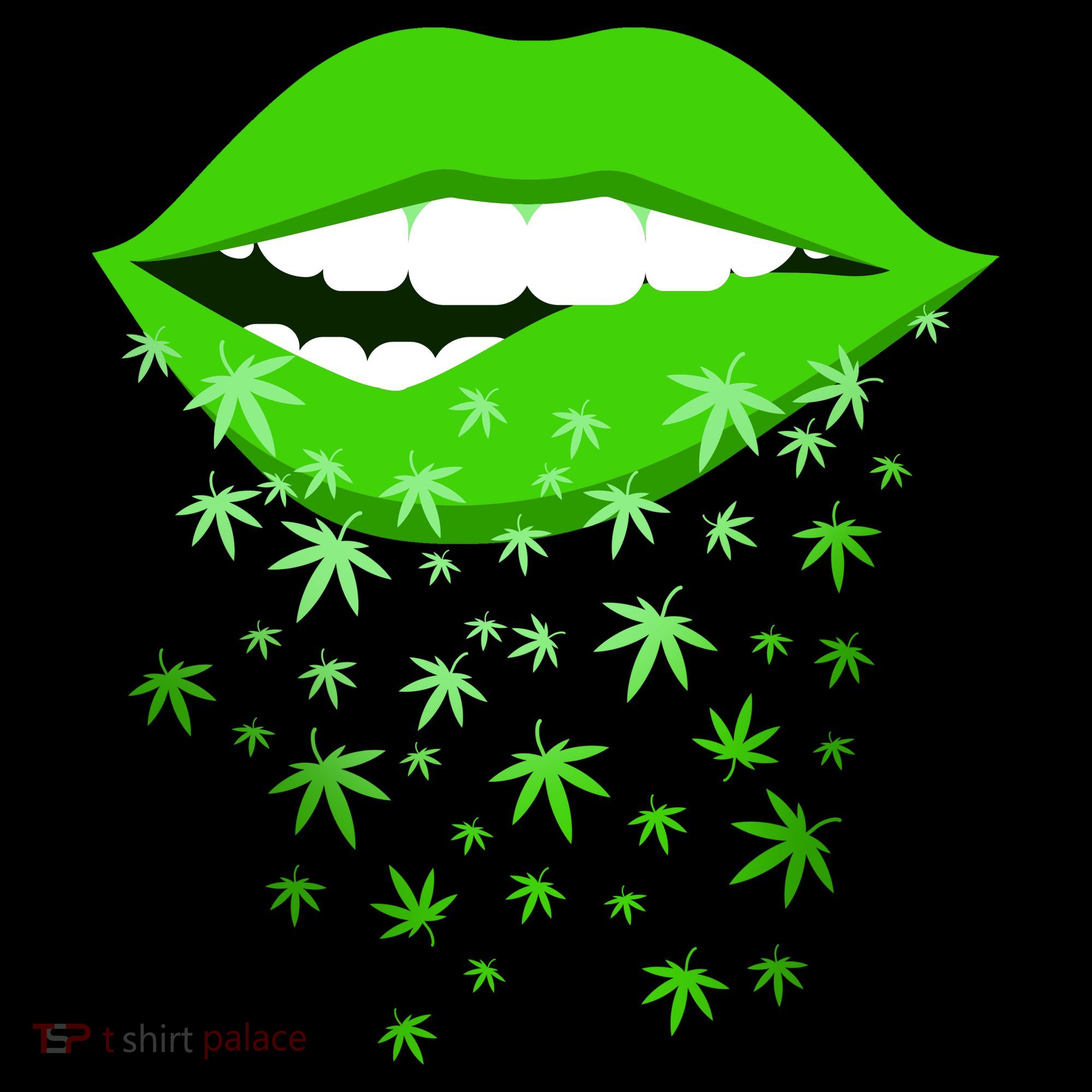 Sexy Lips Cannabis Marijuana Weed Baby Bodysuit