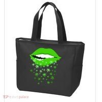 Sexy Lips Cannabis Marijuana Weed Tote Bag thumb 3