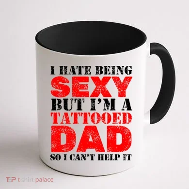 Sexy Tattooed Dad Coffee Mug back