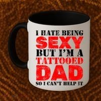 Sexy Tattooed Dad Coffee Mug thumb 2