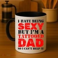 Sexy Tattooed Dad Coffee Mug thumb 4