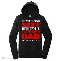 Sexy Tattooed Dad Women's Hoodie thumb 0