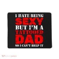 Sexy Tattooed Dad Mousepad thumb 0