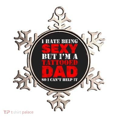 Sexy Tattooed Dad Ornament