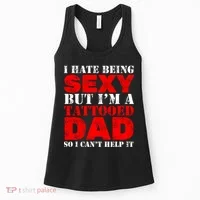 Sexy Tattooed Dad Women's Tank Top thumb 0