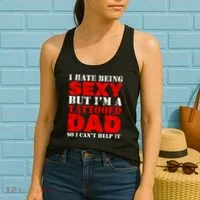 Sexy Tattooed Dad Women's Tank Top thumb 2