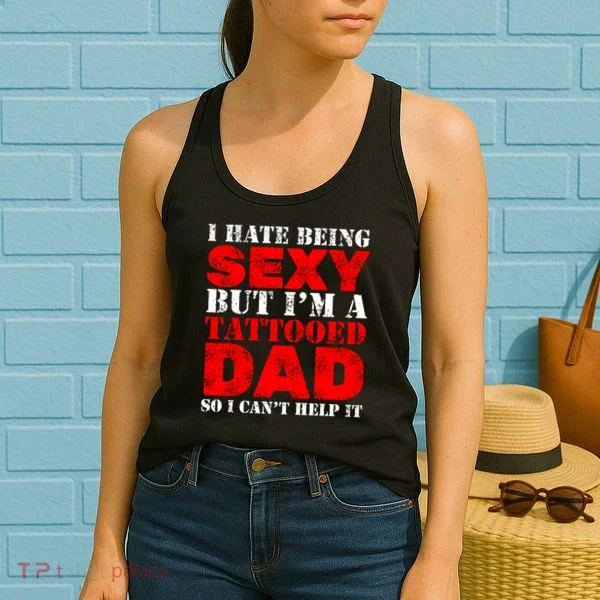 Sexy Tattooed Dad Women's Tank Top