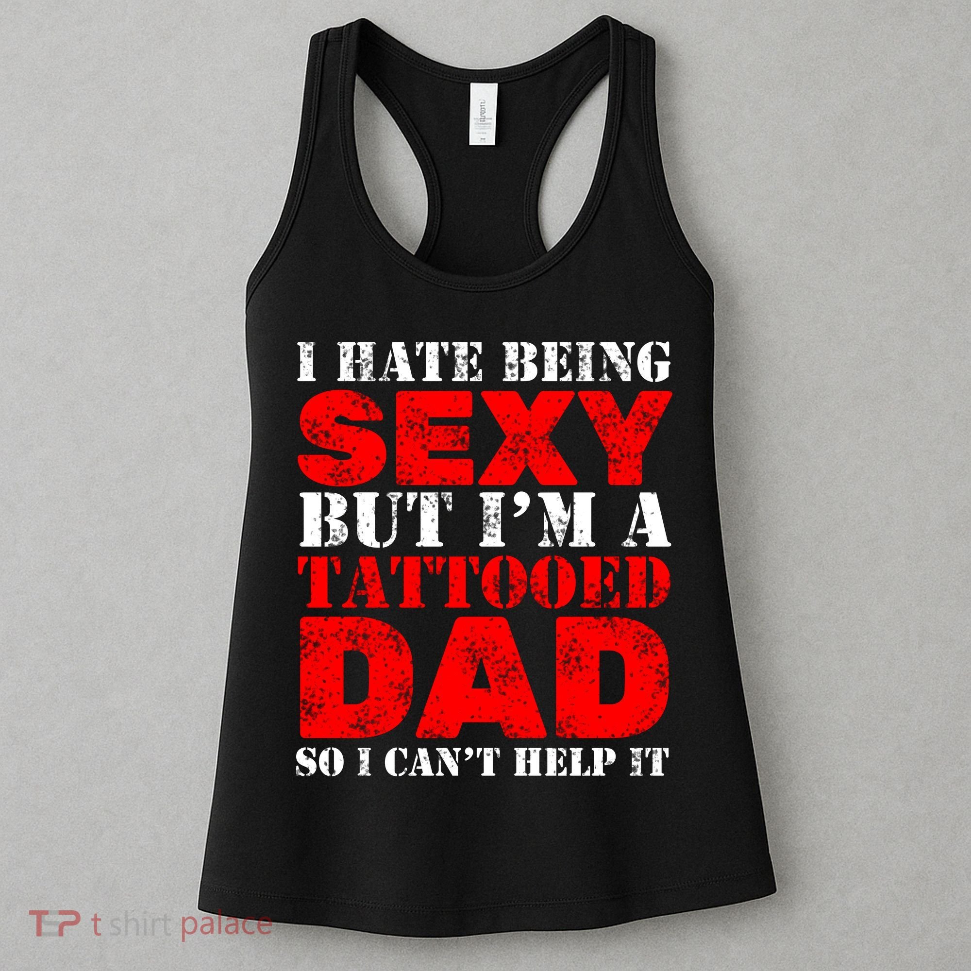 Sexy Tattooed Dad Women's Tank Top