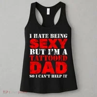 Sexy Tattooed Dad Women's Tank Top thumb 3