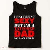 Sexy Tattooed Dad Tank Top thumb 2