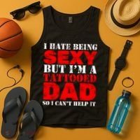 Sexy Tattooed Dad Tank Top thumb 4