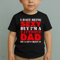 Sexy Tattooed Dad Toddler T-Shirt thumb 2
