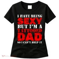 Sexy Tattooed Dad Women's T-Shirt thumb 0