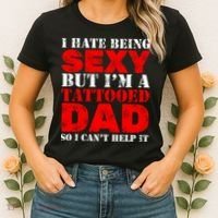 Sexy Tattooed Dad Women's T-Shirt thumb 2