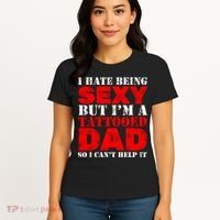 Sexy Tattooed Dad Women's T-Shirt thumb 4