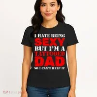 Sexy Tattooed Dad Women's T-Shirt thumb 4