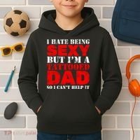 Sexy Tattooed Dad Kids Hoodie thumb 2