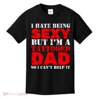 Sexy Tattooed Dad Kids T-Shirt thumb 0