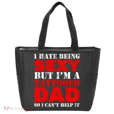 Sexy Tattooed Dad Tote Bag