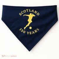 Scotland Football 150th Anniversary Scottish USA-Made Doggie Bandana thumb 0
