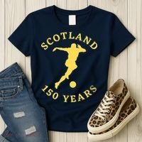 Scotland Football 150th Anniversary Scottish Women's T-Shirt thumb 3