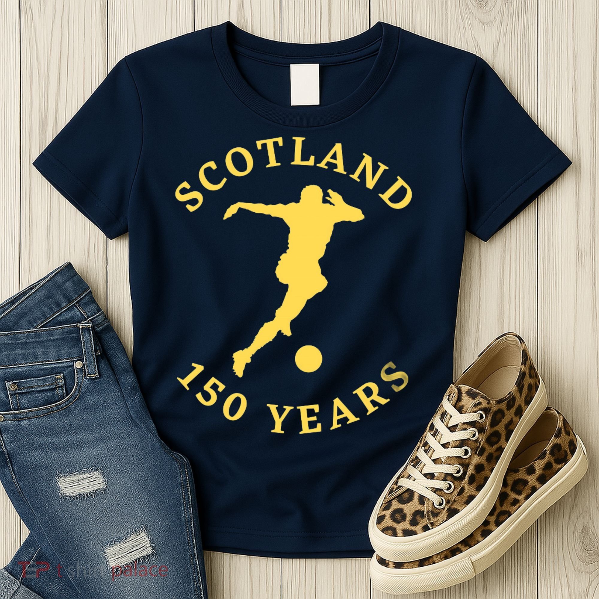 Scotland Football 150th Anniversary Scottish Women's T-Shirt