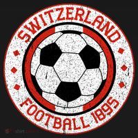 Switzerland Football 1895 Vintage Soccer T-Shirt thumb 7