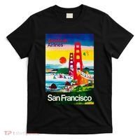 San Francisco 1971 Vintage Travel Poster T-Shirt thumb 0