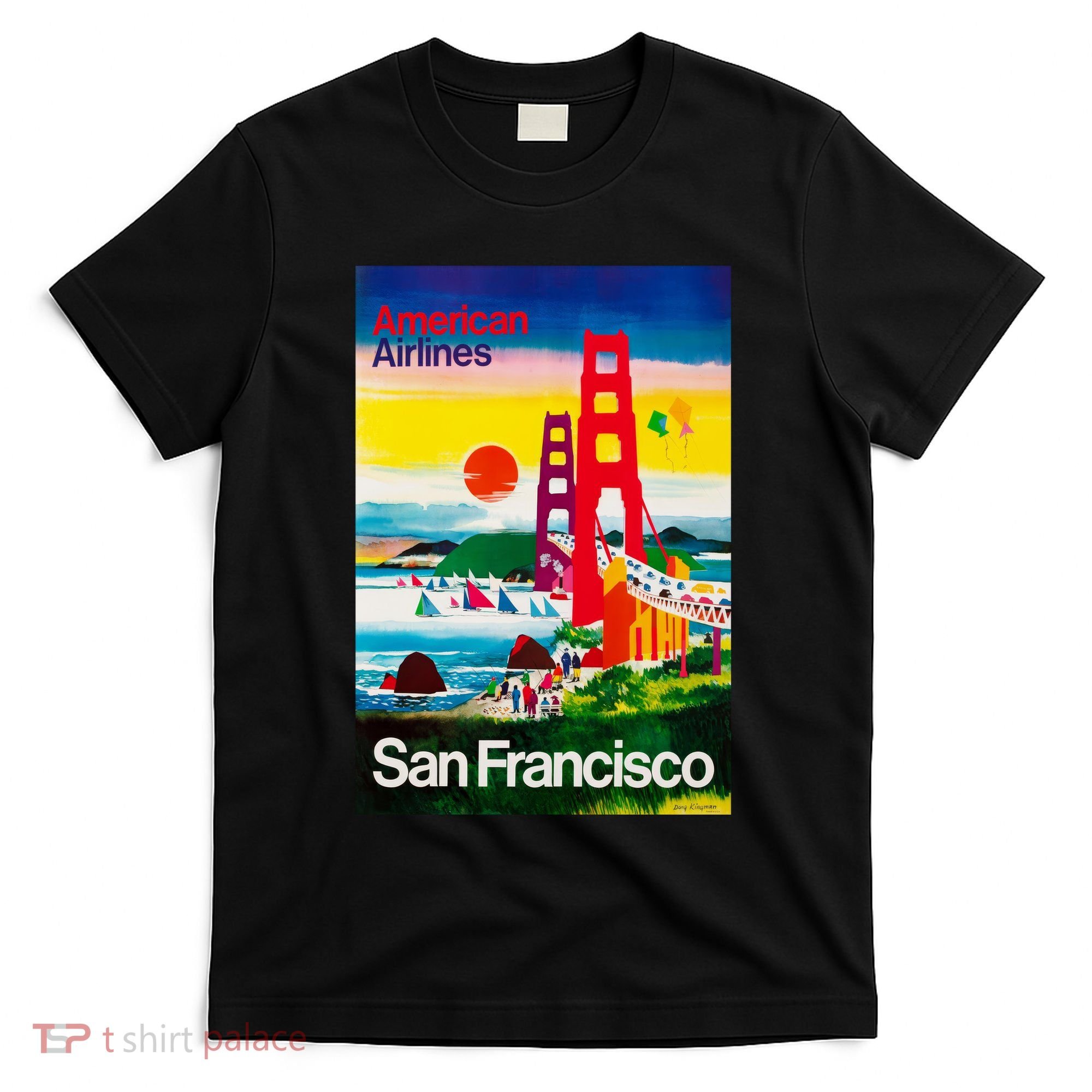 San Francisco 1971 Vintage Travel Poster T-Shirt