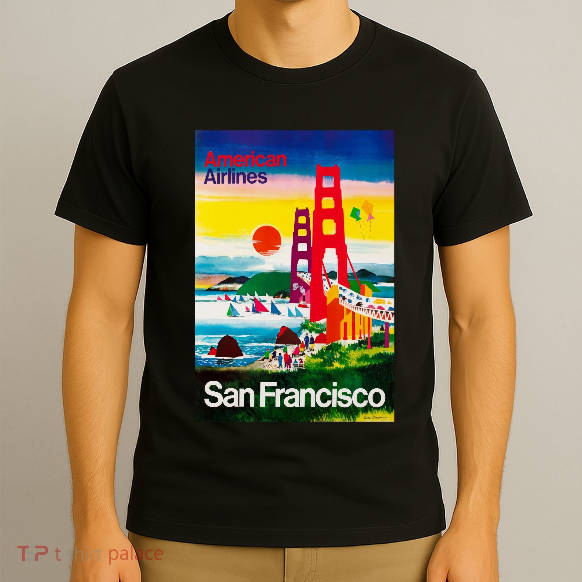 San Francisco 1971 Vintage Travel Poster T-Shirt