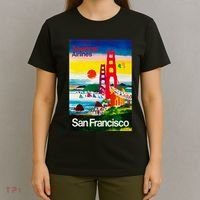 San Francisco 1971 Vintage Travel Poster T-Shirt thumb 4