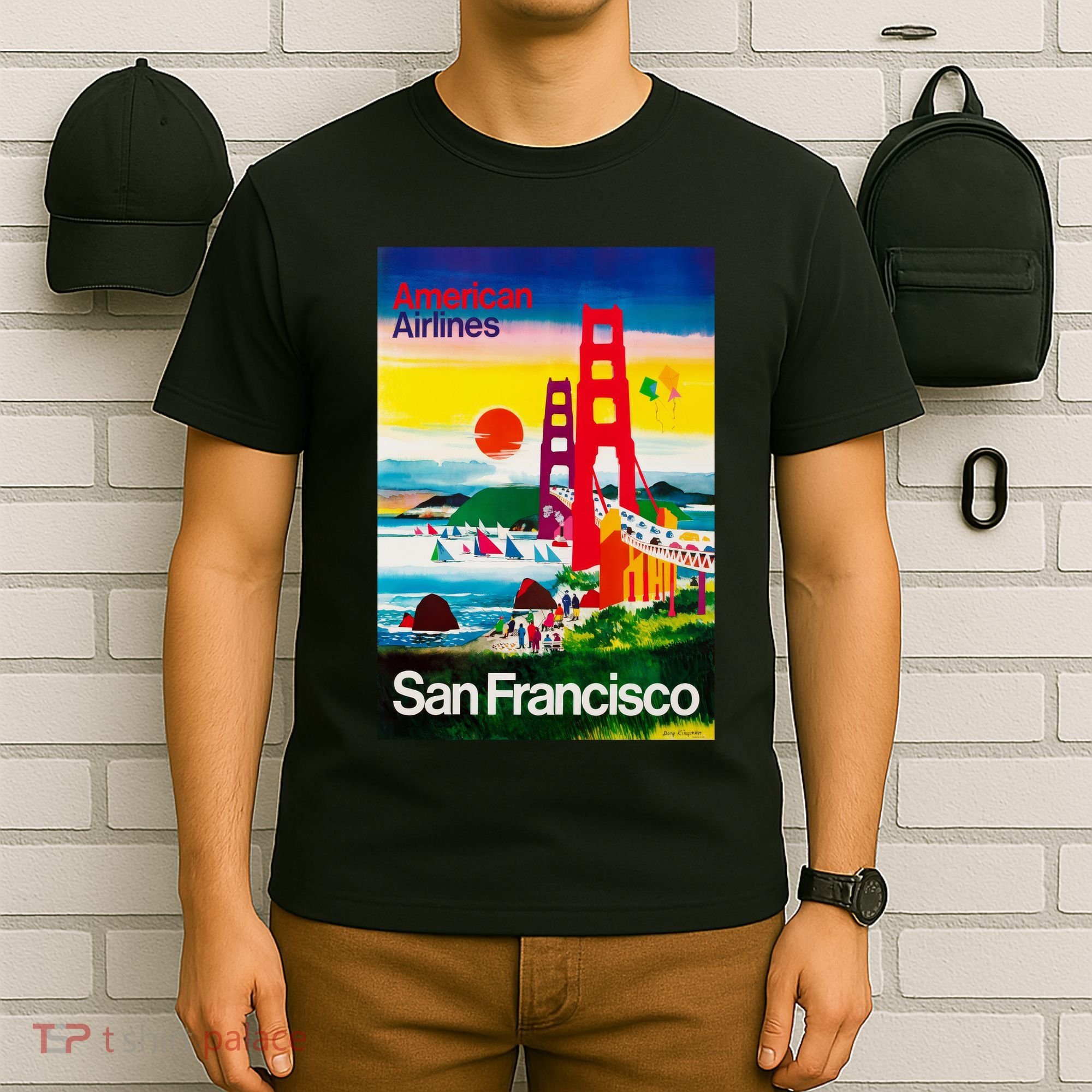 San Francisco 1971 Vintage Travel Poster T-Shirt