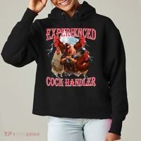 Sayings For Adult Experienced Cock Handler Meme Dank Ladies Heavyweight Boxy Pullover Hoodie thumb 0
