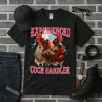 Sayings For Adult Experienced Cock Handler Meme Dank Tall T-Shirt thumb 3