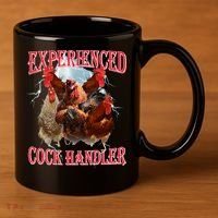 Sayings For Adult Experienced Cock Handler Meme Dank 11oz C Handle Ceramic Mug thumb 3