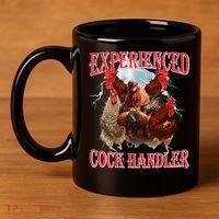 Sayings For Adult Experienced Cock Handler Meme Dank 11oz C Handle Ceramic Mug thumb 4