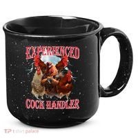 Sayings For Adult Experienced Cock Handler Meme Dank 15oz Campfire Ceramic Mug thumb 0