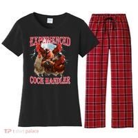 Sayings For Adult Experienced Cock Handler Meme Dank Women's Flannel Pajama Set thumb 0