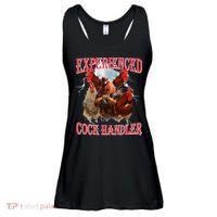 Sayings For Adult Experienced Cock Handler Meme Dank Ladies Essential Flowy Tank thumb 0