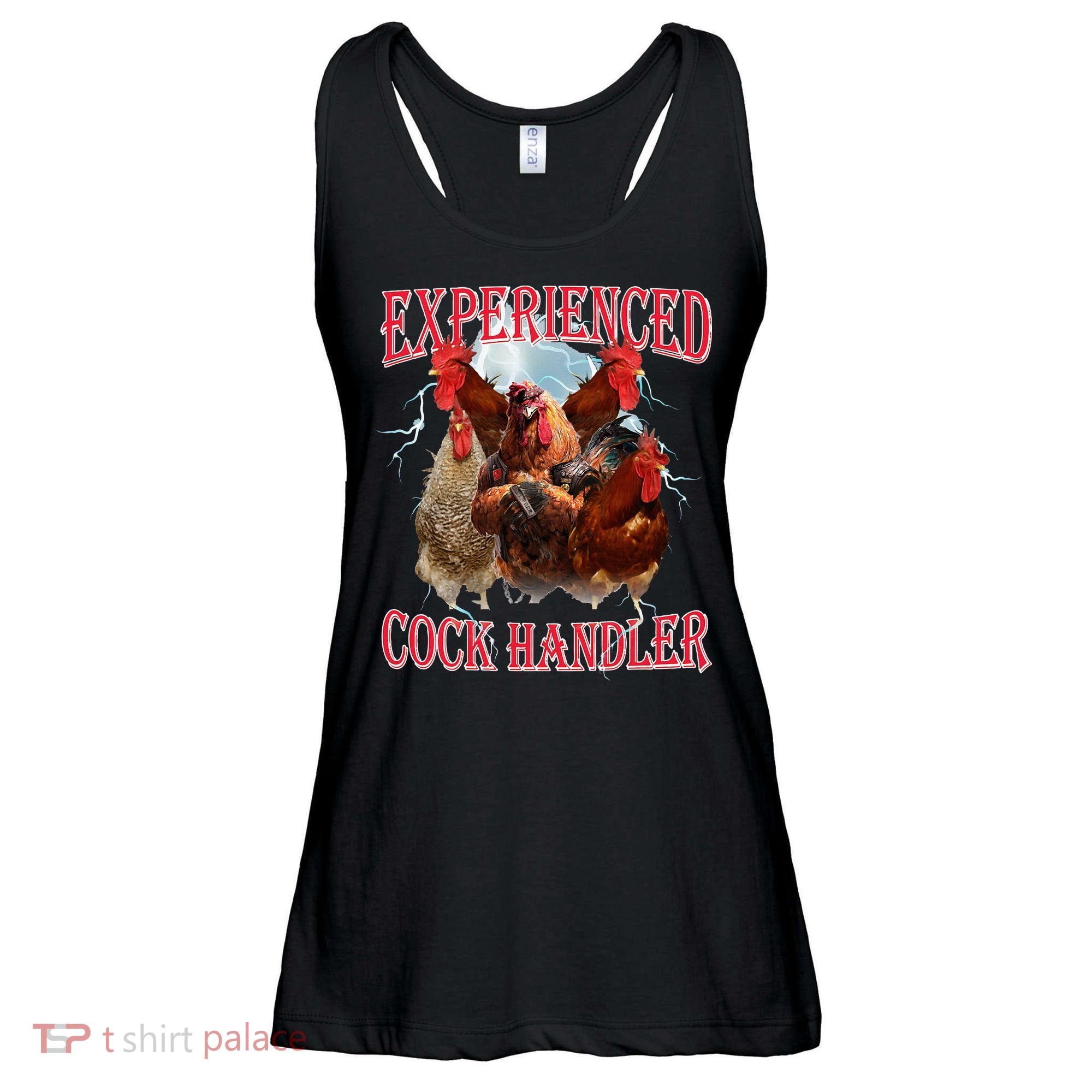 Sayings For Adult Experienced Cock Handler Meme Dank Ladies Essential Flowy Tank