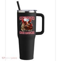 Sayings For Adult Experienced Cock Handler Meme Dank 40oz Vacuum Insulated Stainless Steel Travel Tumbler thumb 0