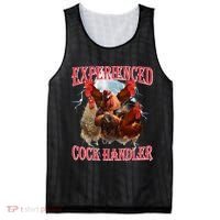 Sayings For Adult Experienced Cock Handler Meme Dank Mesh Reversible Basketball Jersey Tank thumb 0