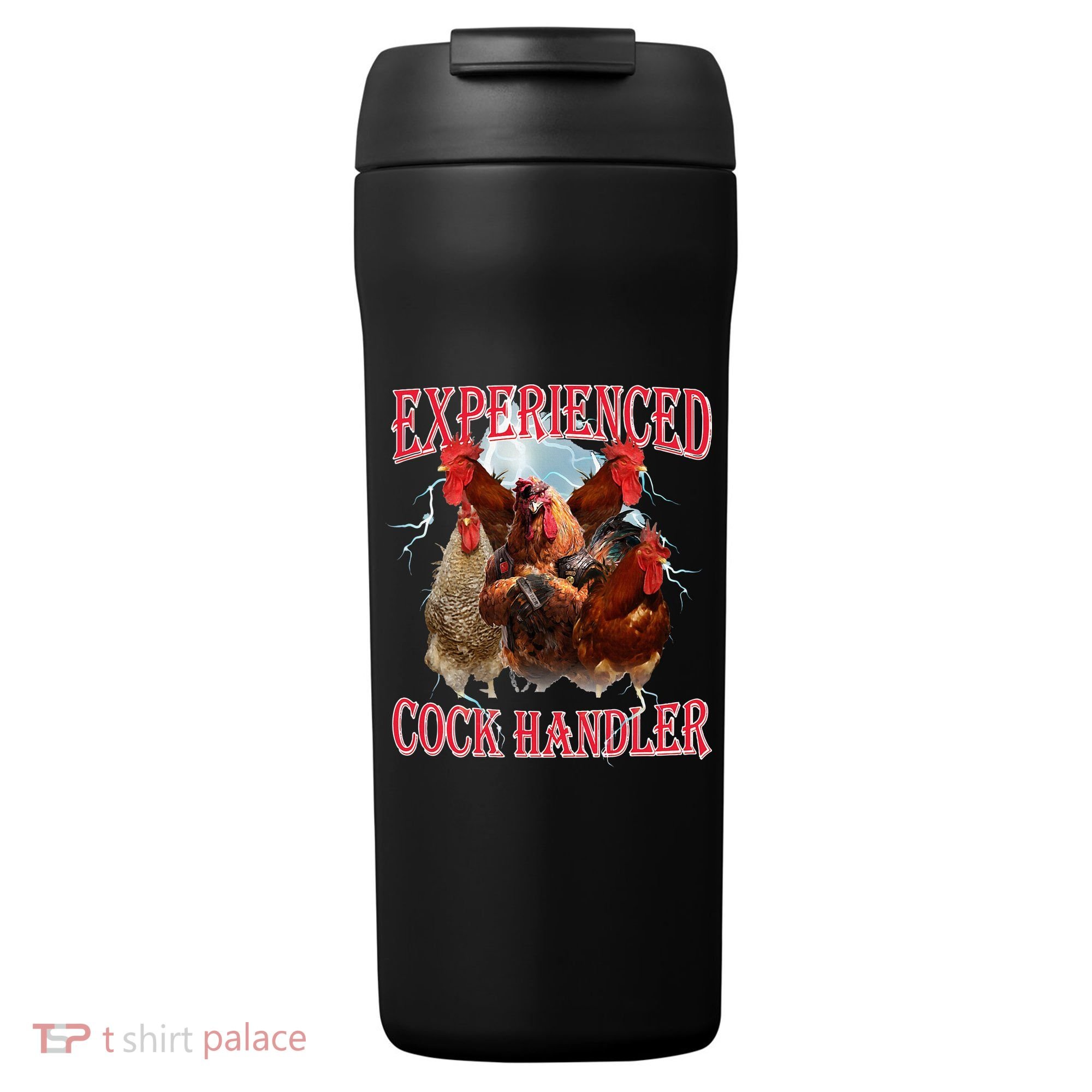 Sayings For Adult Experienced Cock Handler Meme Dank 24oz Duet Stainless Steel Tumbler