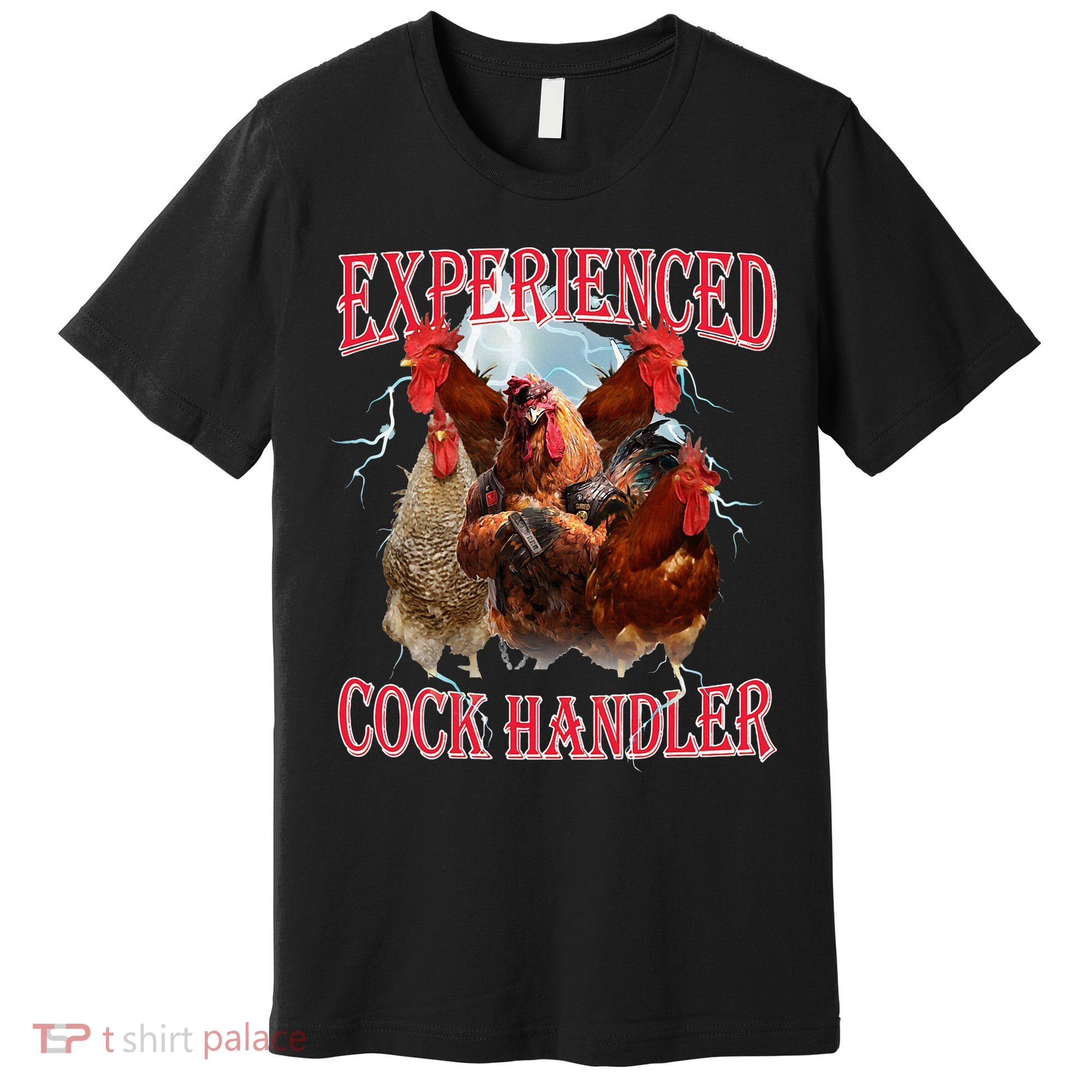 Sayings For Adult Experienced Cock Handler Meme Dank Premium T-Shirt