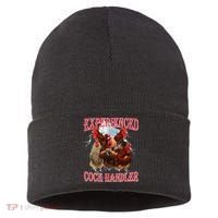 Sayings For Adult Experienced Cock Handler Meme Dank Sustainable Knit Beanie thumb 0