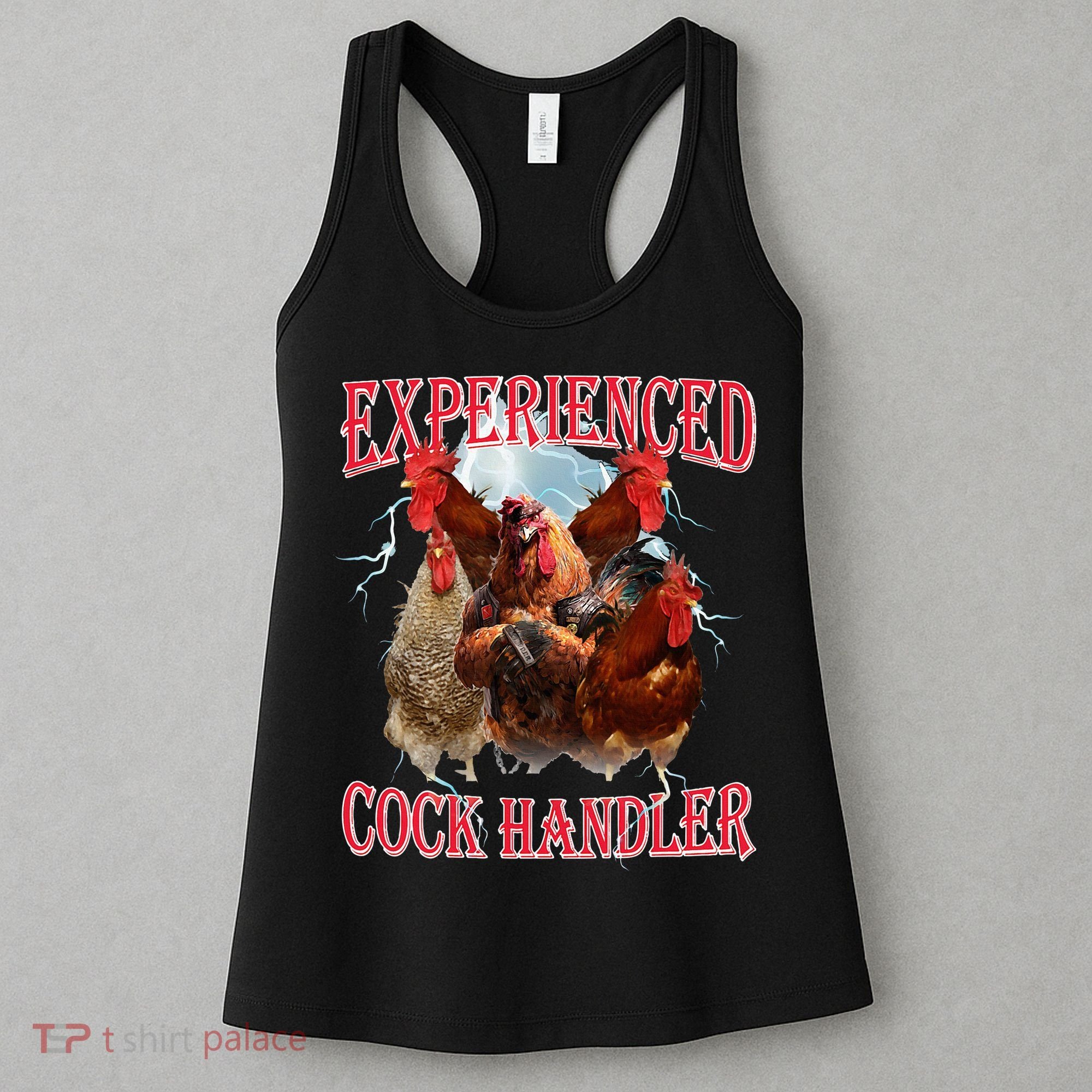 Sayings For Adult Experienced Cock Handler Meme Dank Women's Tank Top