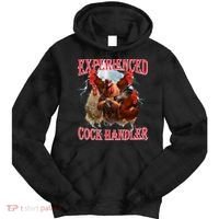 Sayings For Adult Experienced Cock Handler Meme Dank Tie Dye Hoodie thumb 0