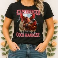 Sayings For Adult Experienced Cock Handler Meme Dank Women's T-Shirt thumb 2