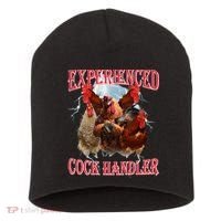 Sayings For Adult Experienced Cock Handler Meme Dank Short Acrylic Beanie thumb 0